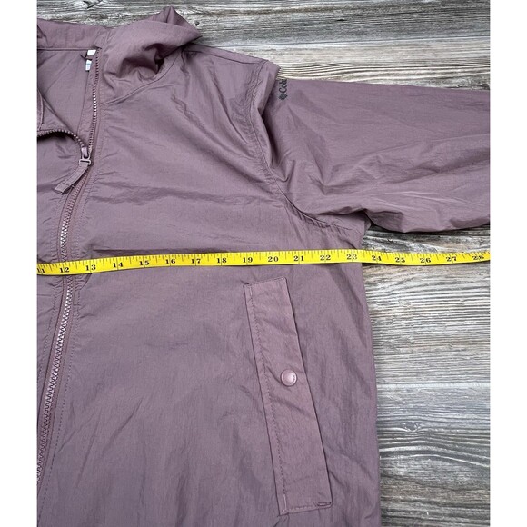 Columbia Time Is Right Full Zip Water-Resistant Windbreaker 2071181 Womens Large - Picture 7 of 10